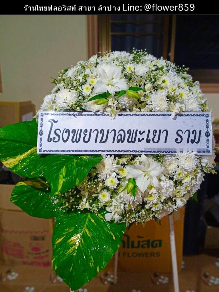 ร้านพวงหรีด ลำปาง
ส่งพวงหรีดดอกไม้สด
〈 ตำบล เสริมซ้าย อำเภอ เสริมงาม จังหวัดลำปาง 〉